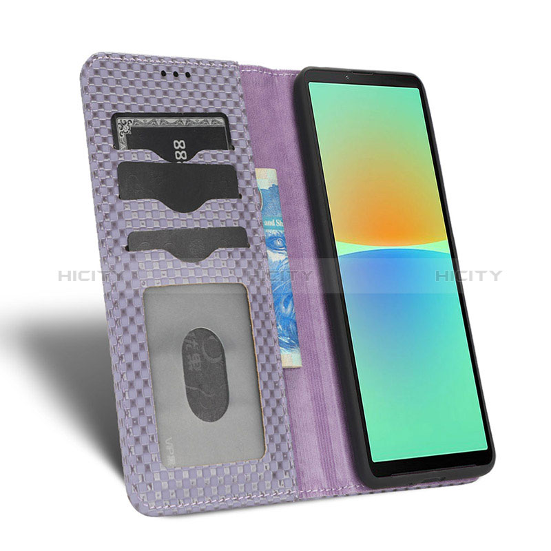 Funda de Cuero Cartera con Soporte Carcasa C03X para Sony Xperia 10 IV SO-52C