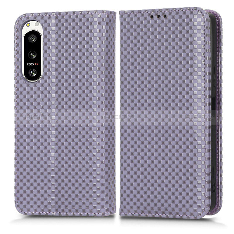 Funda de Cuero Cartera con Soporte Carcasa C03X para Sony Xperia 5 IV