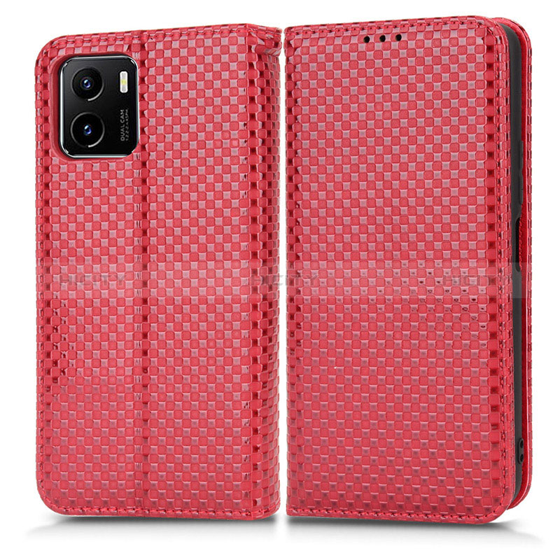 Funda de Cuero Cartera con Soporte Carcasa C03X para Vivo Y10 t1