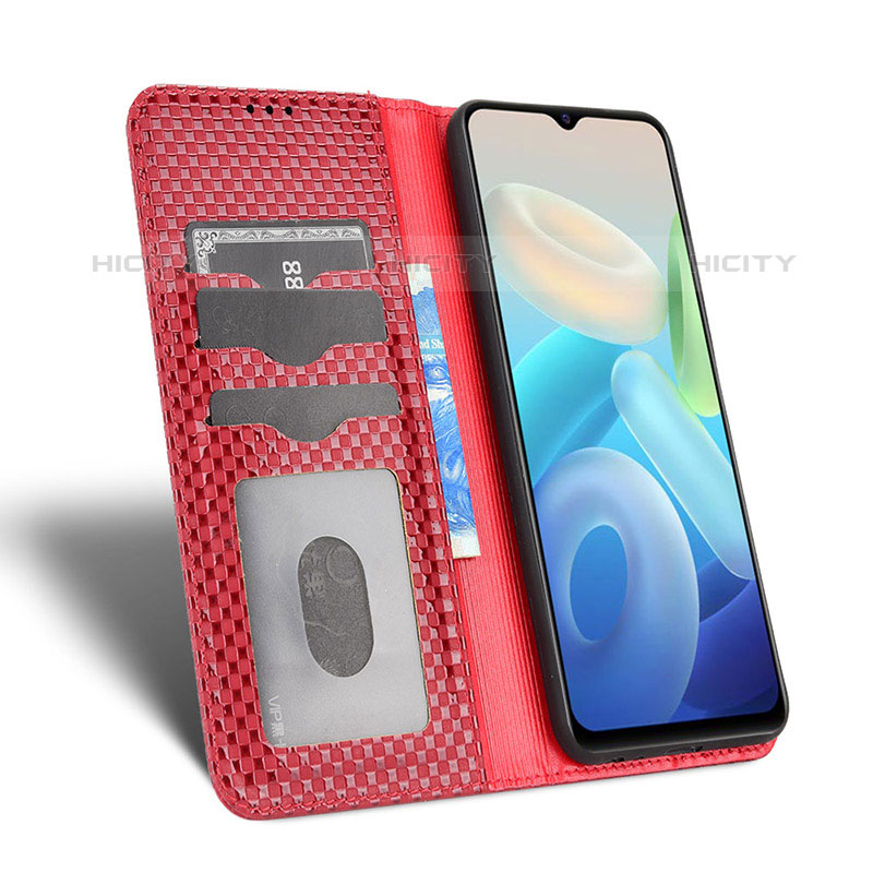 Funda de Cuero Cartera con Soporte Carcasa C03X para Vivo Y55 5G