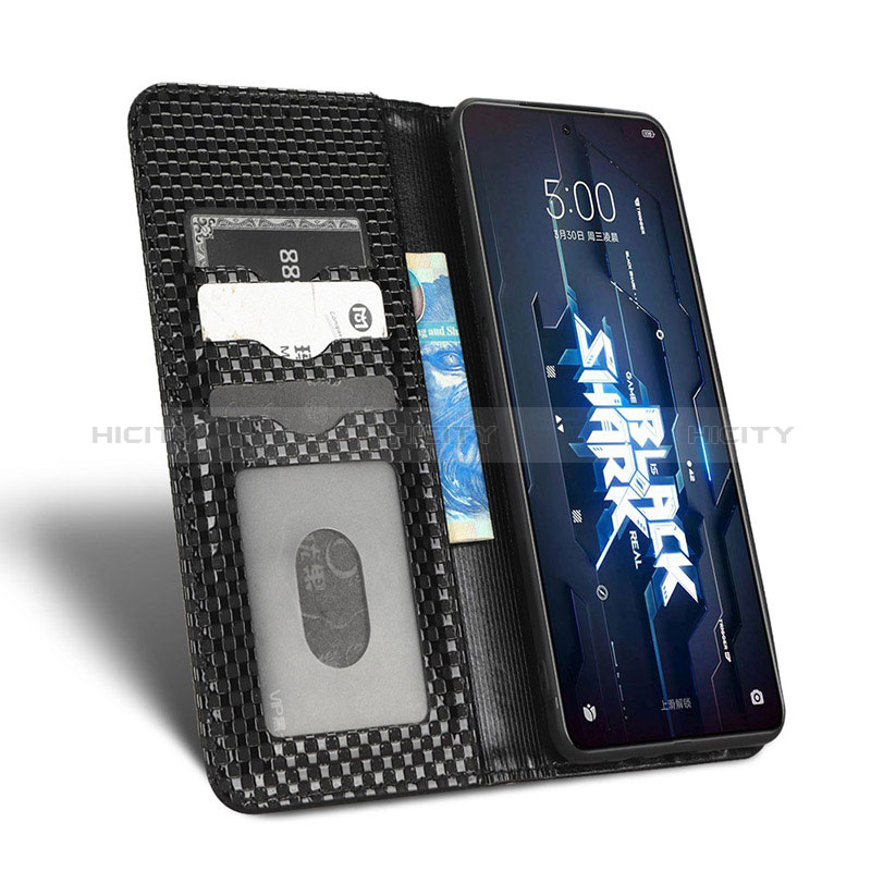 Funda de Cuero Cartera con Soporte Carcasa C03X para Xiaomi Black Shark 4S 5G