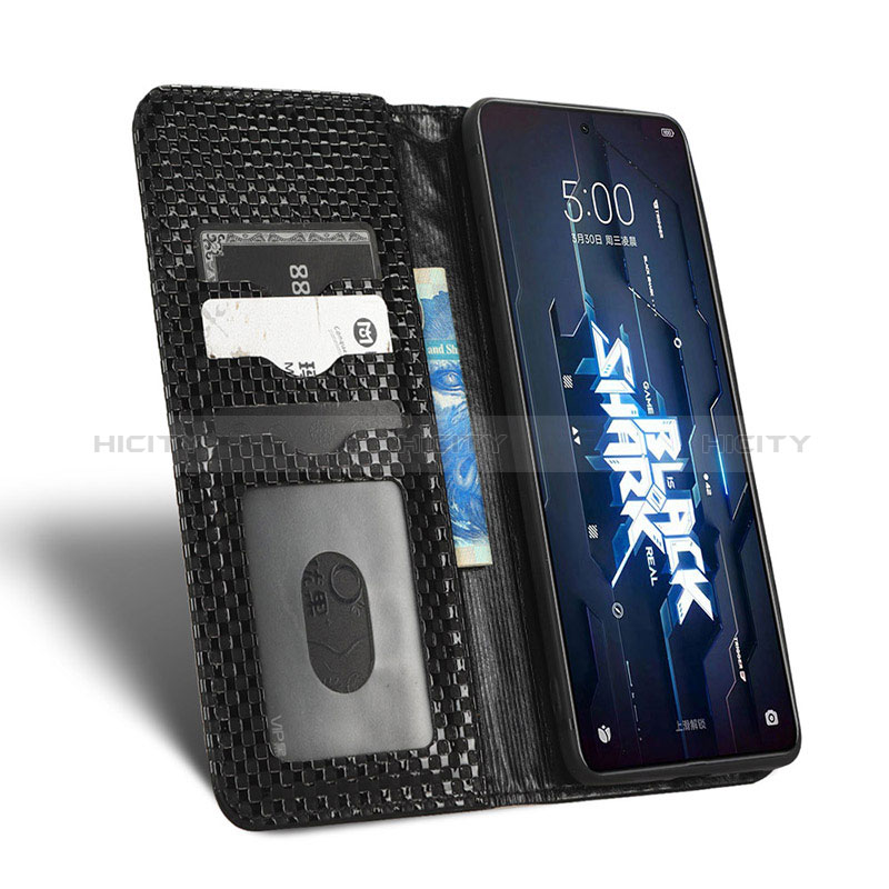 Funda de Cuero Cartera con Soporte Carcasa C03X para Xiaomi Black Shark 5 5G