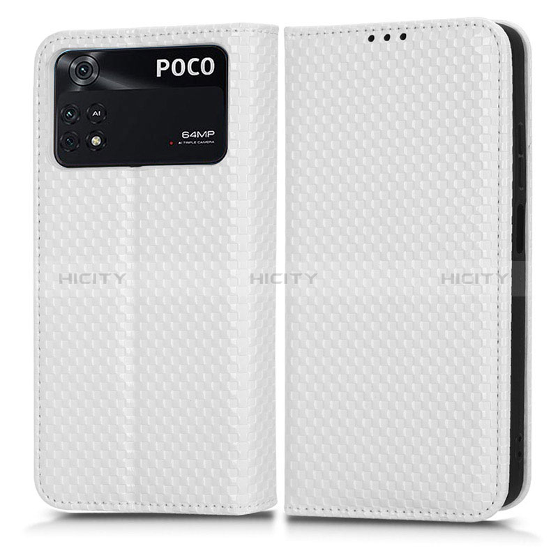 Funda de Cuero Cartera con Soporte Carcasa C03X para Xiaomi Poco M4 Pro 4G