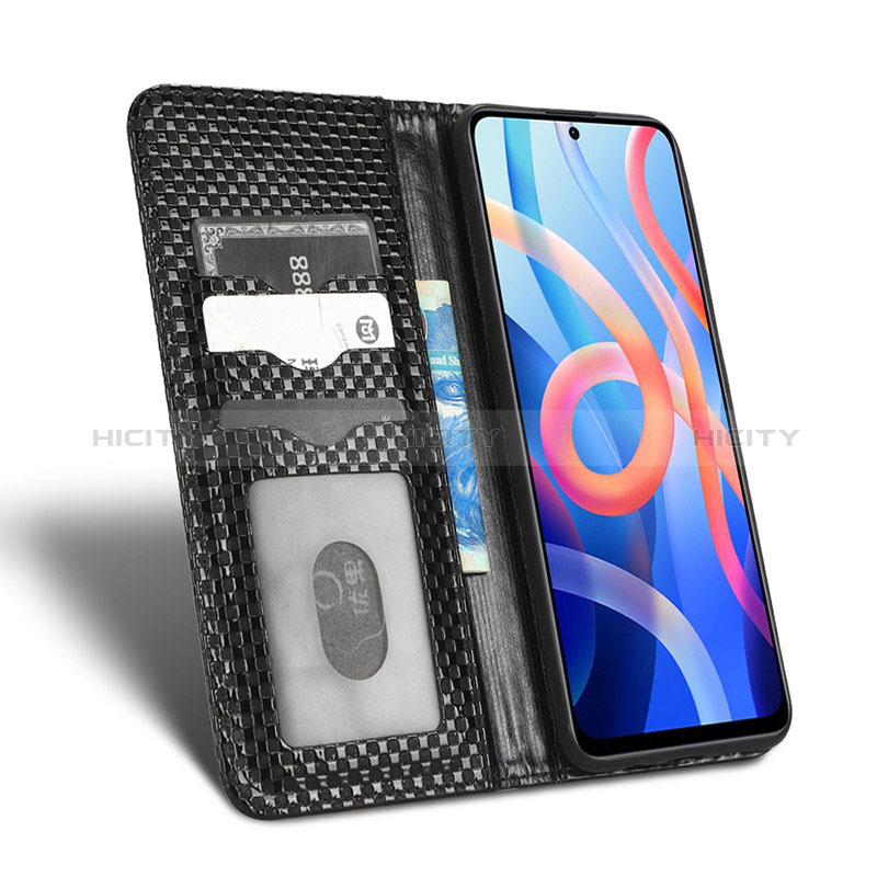 Funda de Cuero Cartera con Soporte Carcasa C03X para Xiaomi Poco M4 Pro 5G