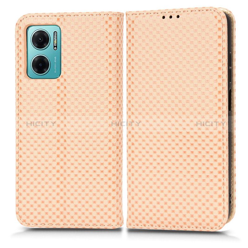 Funda de Cuero Cartera con Soporte Carcasa C03X para Xiaomi Redmi 11 Prime 5G Oro