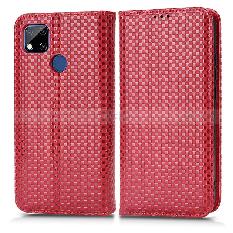 Funda de Cuero Cartera con Soporte Carcasa C03X para Xiaomi Redmi 9 Activ