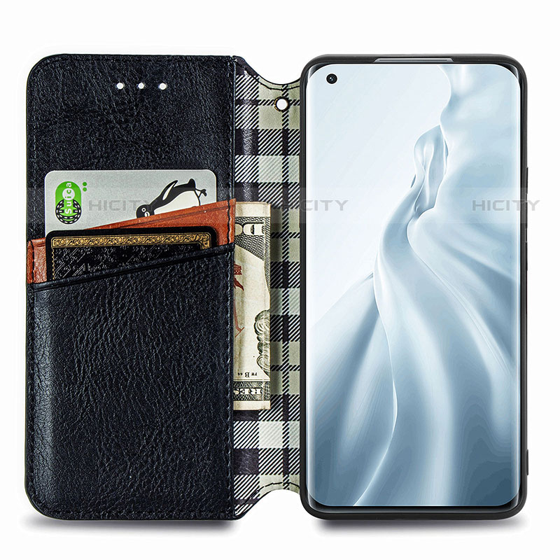 Funda de Cuero Cartera con Soporte Carcasa C04 para Xiaomi Mi 11 Lite 4G