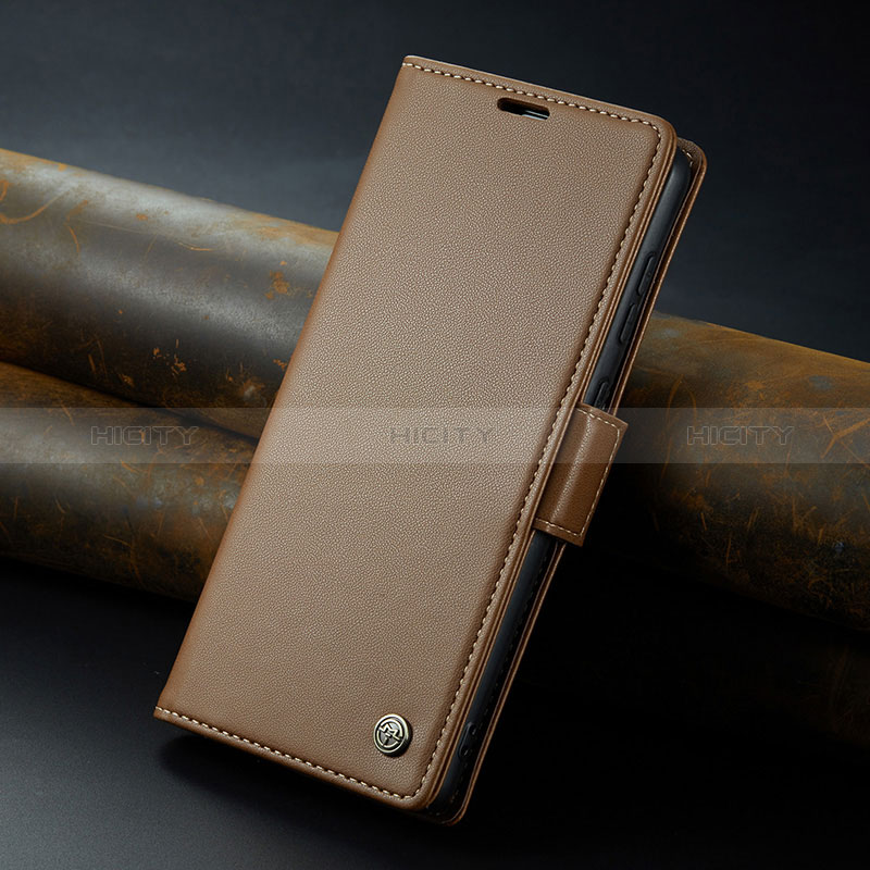 Funda de Cuero Cartera con Soporte Carcasa C04S para Huawei Mate 60 Marron