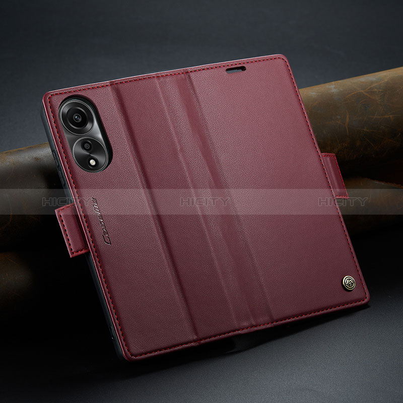 Funda de Cuero Cartera con Soporte Carcasa C04S para Oppo A78 4G