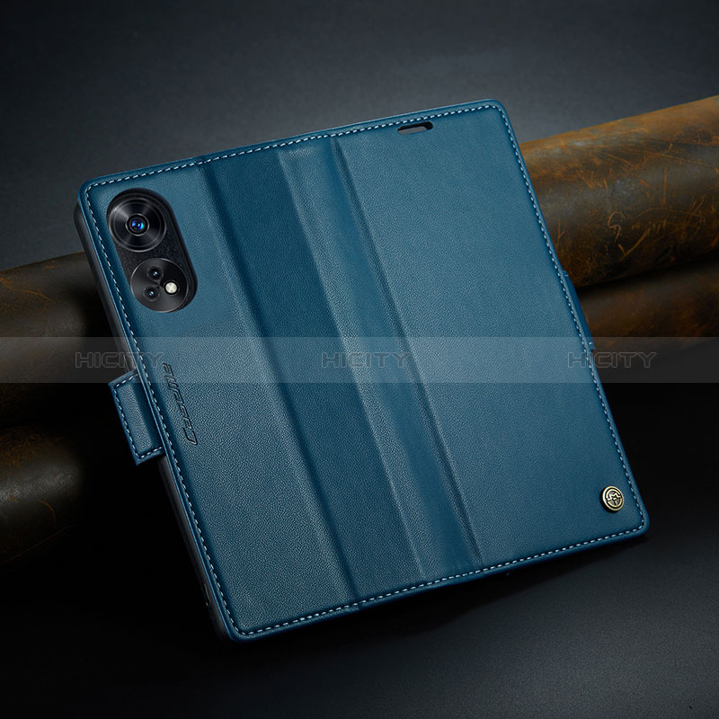 Funda de Cuero Cartera con Soporte Carcasa C04S para Oppo Reno8 T 4G