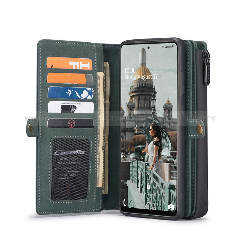 Funda de Cuero Cartera con Soporte Carcasa C04S para Samsung Galaxy A52s 5G