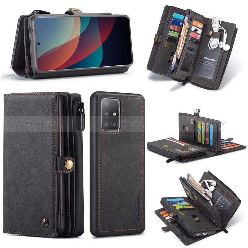 Funda de Cuero Cartera con Soporte Carcasa C04S para Samsung Galaxy A71 4G A715