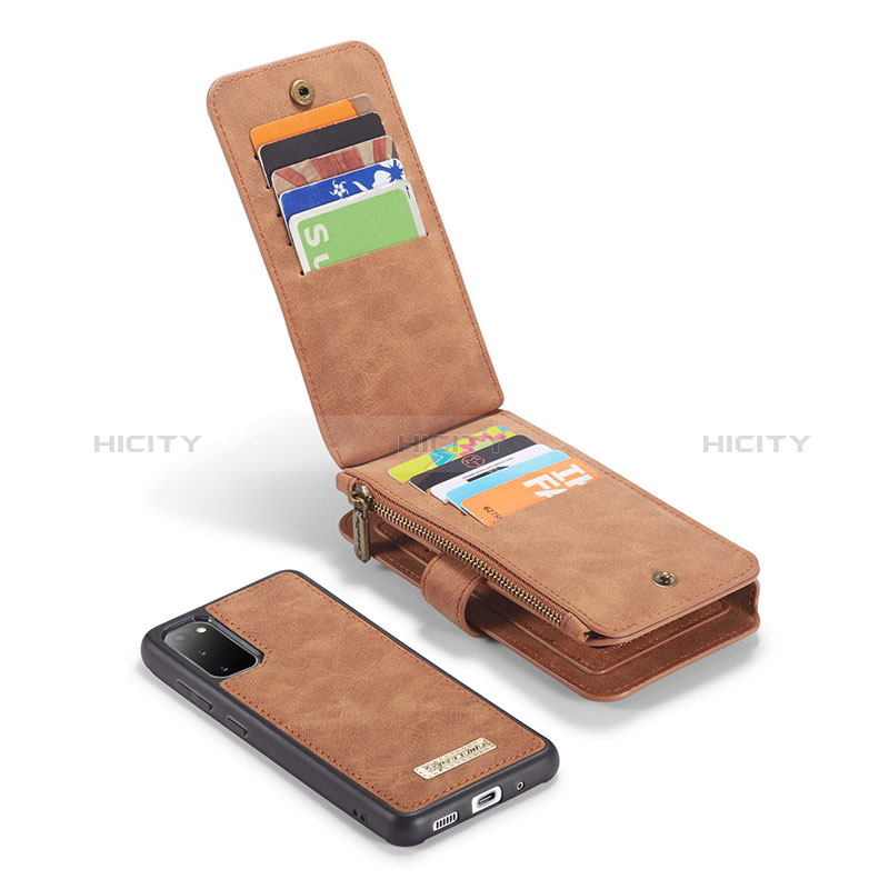 Funda de Cuero Cartera con Soporte Carcasa C04S para Samsung Galaxy S20 5G