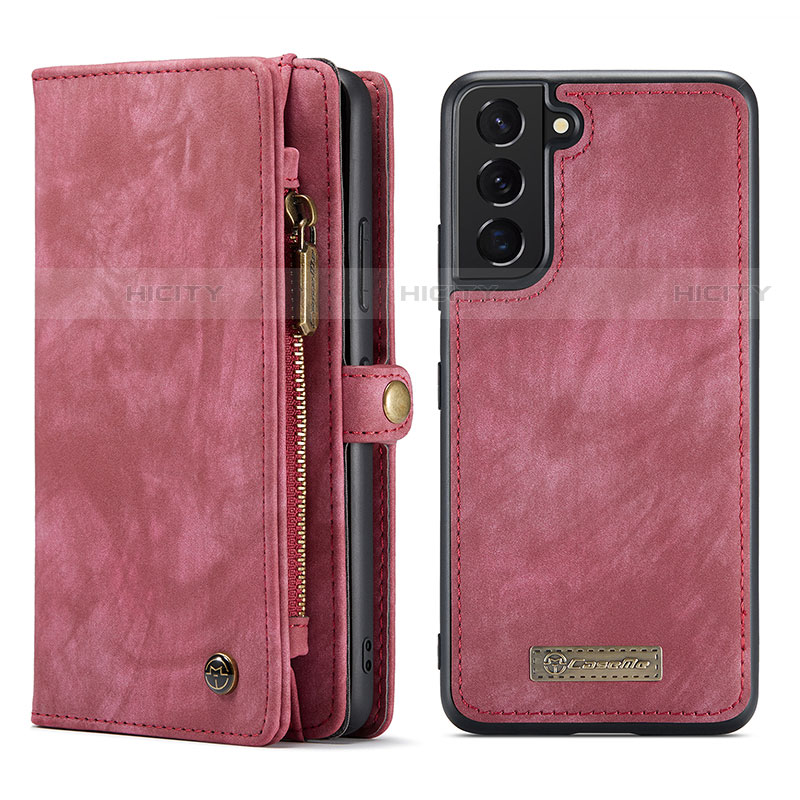 Funda de Cuero Cartera con Soporte Carcasa C04S para Samsung Galaxy S21 FE 5G