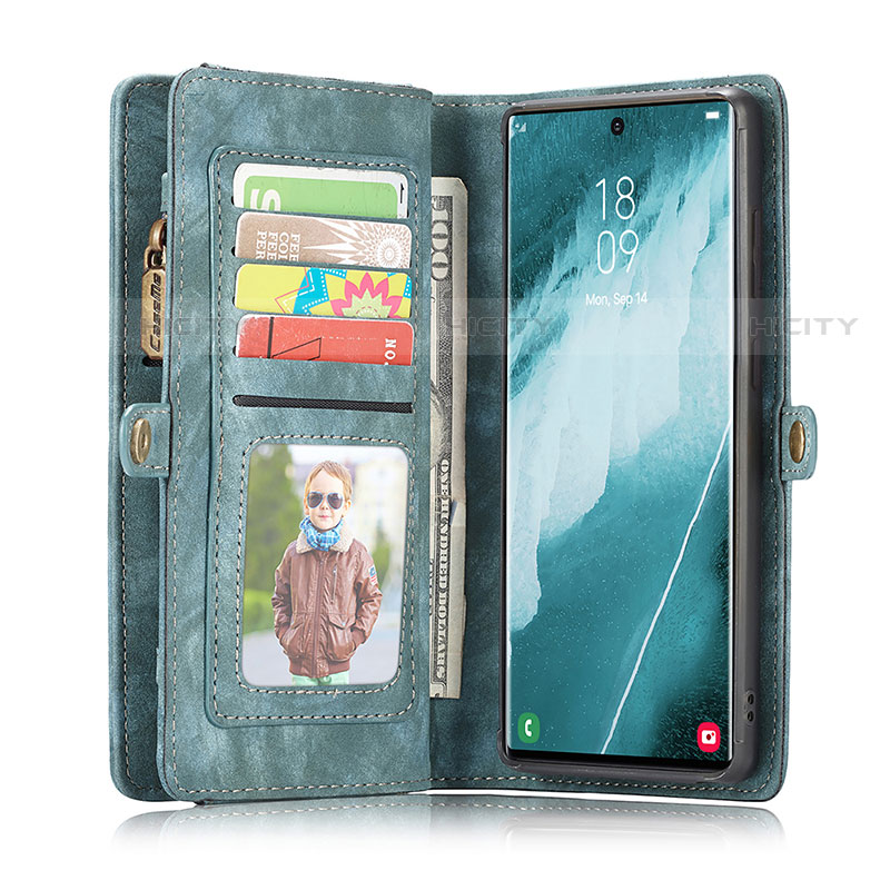 Funda de Cuero Cartera con Soporte Carcasa C04S para Samsung Galaxy S21 Ultra 5G