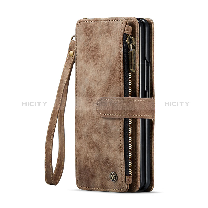 Funda de Cuero Cartera con Soporte Carcasa C04S para Samsung Galaxy Z Fold3 5G