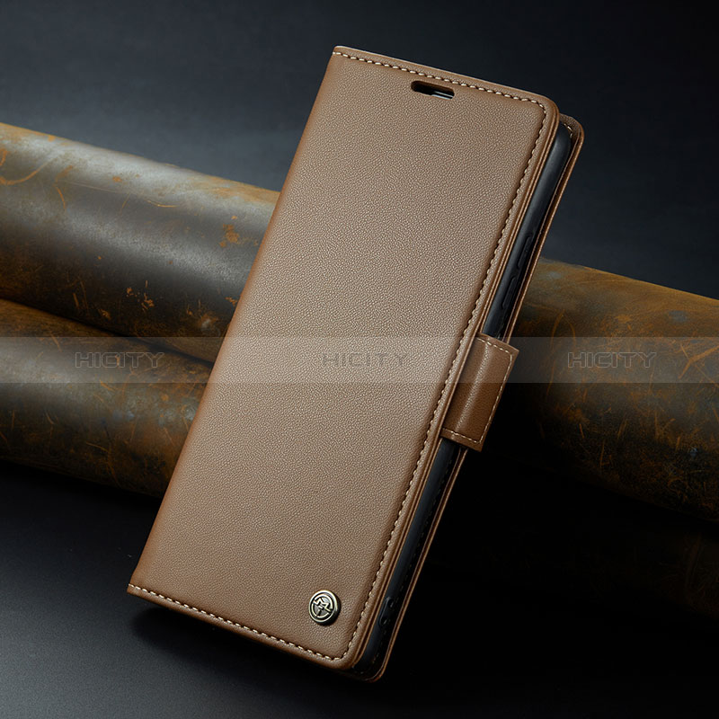 Funda de Cuero Cartera con Soporte Carcasa C04S para Xiaomi Redmi Note 13 Pro 5G Marron