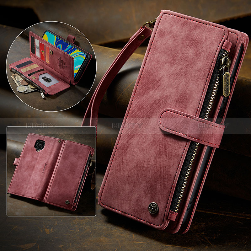 Funda de Cuero Cartera con Soporte Carcasa C04S para Xiaomi Redmi Note 9 Pro Max