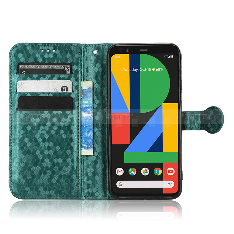 Funda de Cuero Cartera con Soporte Carcasa C04X para Google Pixel 4 XL