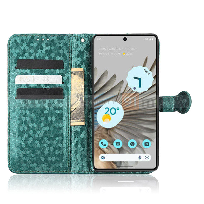 Funda de Cuero Cartera con Soporte Carcasa C04X para Google Pixel 7 5G