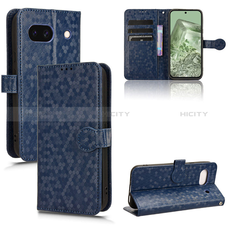 Funda de Cuero Cartera con Soporte Carcasa C04X para Google Pixel 8a 5G