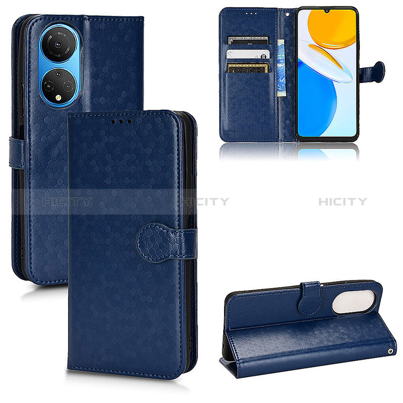 Funda de Cuero Cartera con Soporte Carcasa C04X para Huawei Honor X7