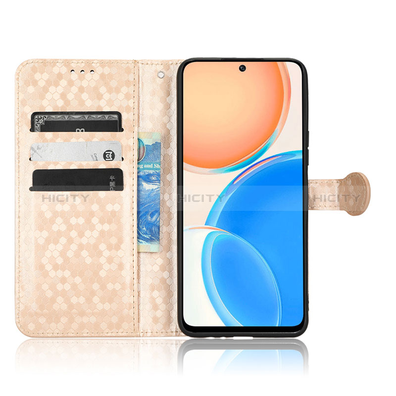 Funda de Cuero Cartera con Soporte Carcasa C04X para Huawei Honor X8 4G