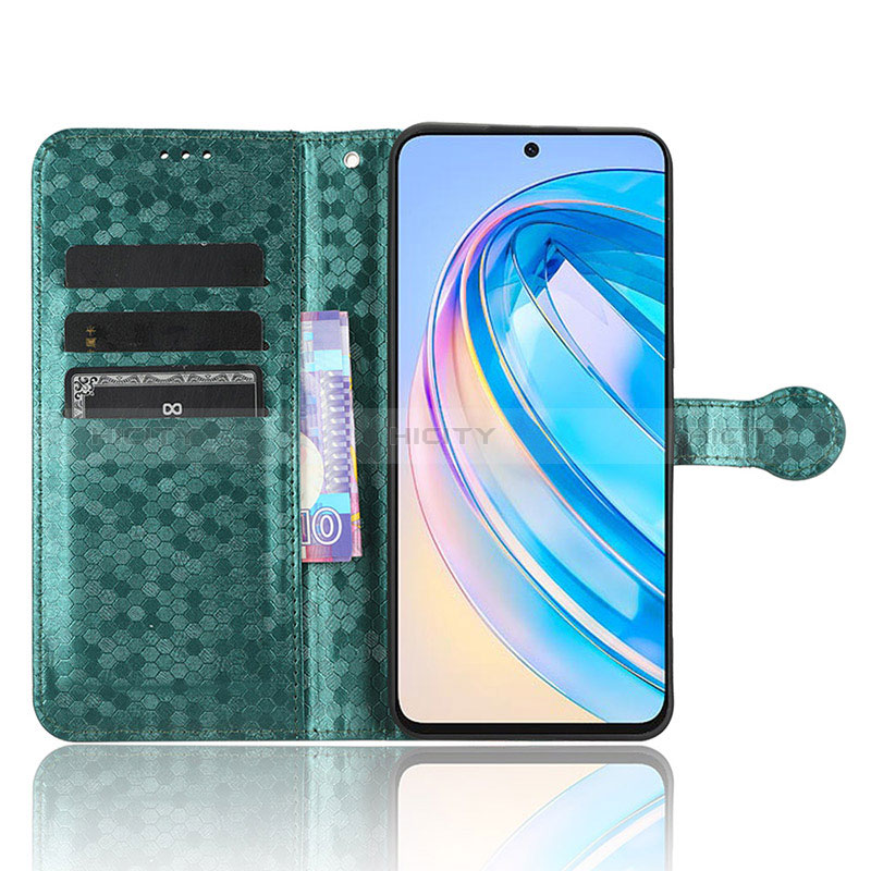 Funda de Cuero Cartera con Soporte Carcasa C04X para Huawei Honor X8a 4G