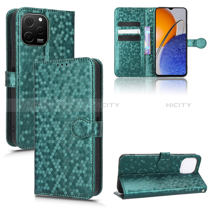 Funda de Cuero Cartera con Soporte Carcasa C04X para Huawei Nova Y61