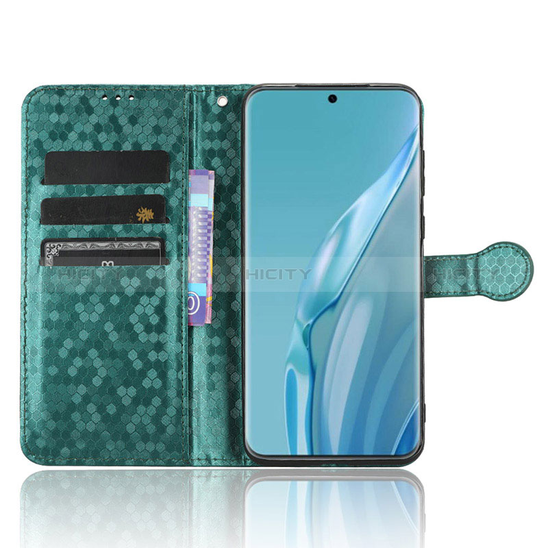 Funda de Cuero Cartera con Soporte Carcasa C04X para Huawei P60 Art