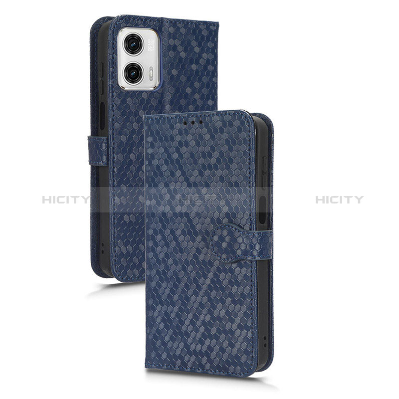 Funda de Cuero Cartera con Soporte Carcasa C04X para Motorola Moto G53j 5G