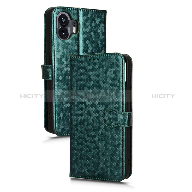 Funda de Cuero Cartera con Soporte Carcasa C04X para Nothing Phone 2