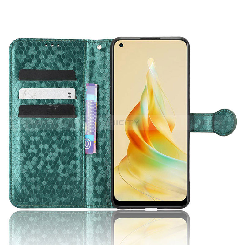 Funda de Cuero Cartera con Soporte Carcasa C04X para Oppo Reno8 T 4G