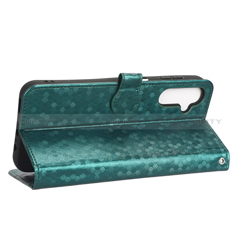 Funda de Cuero Cartera con Soporte Carcasa C04X para Samsung Galaxy Jump3 5G