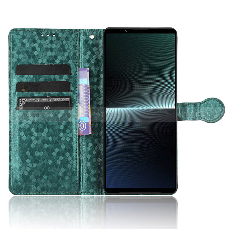 Funda de Cuero Cartera con Soporte Carcasa C04X para Sony Xperia 1 V