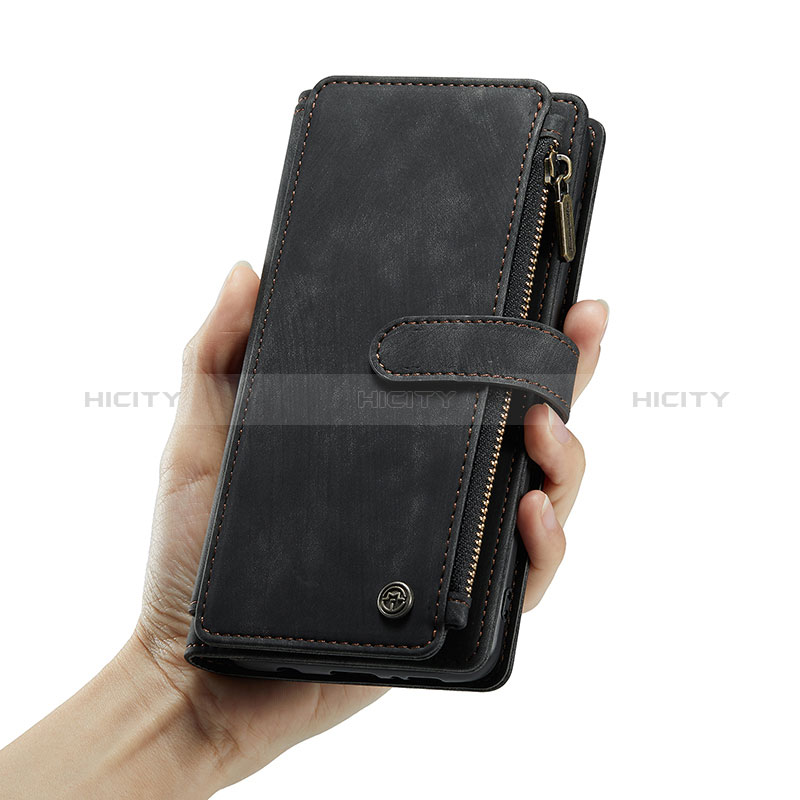 Funda de Cuero Cartera con Soporte Carcasa C05S para Samsung Galaxy A12