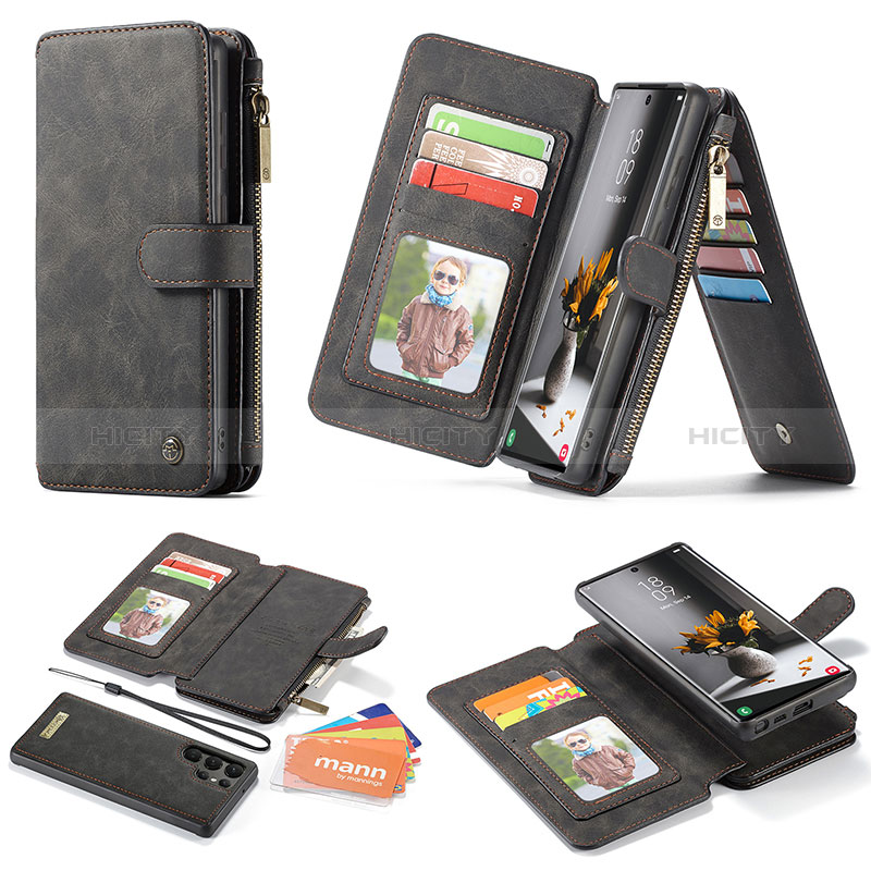 Funda de Cuero Cartera con Soporte Carcasa C05S para Samsung Galaxy S24 Ultra 5G