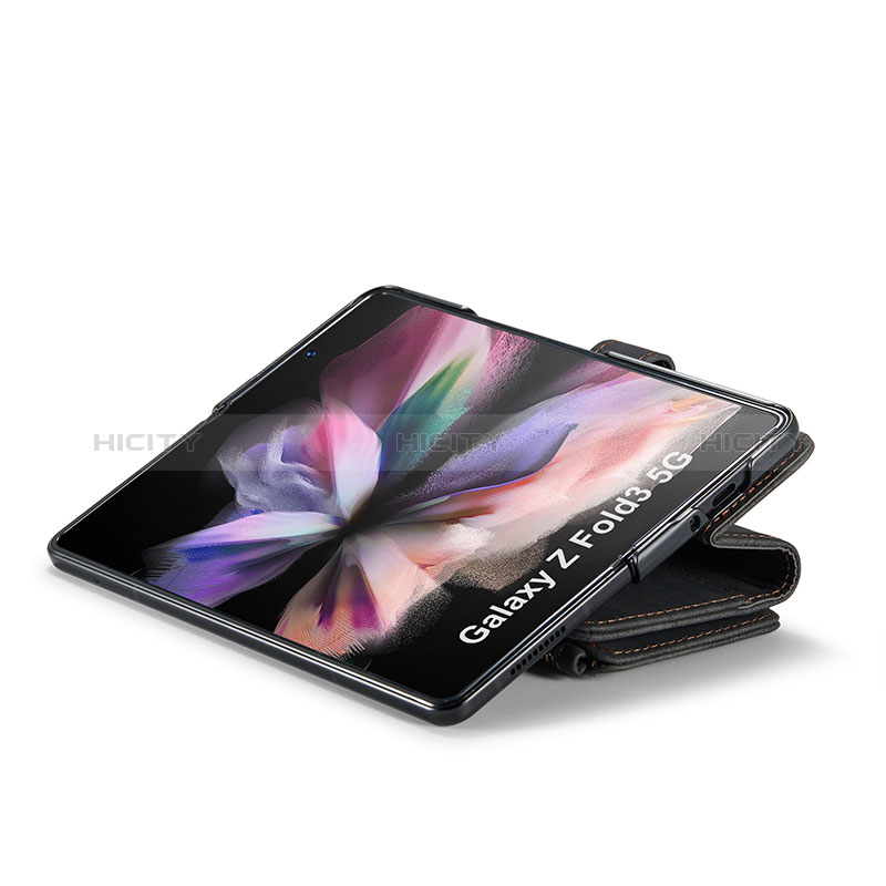 Funda de Cuero Cartera con Soporte Carcasa C05S para Samsung Galaxy Z Fold3 5G