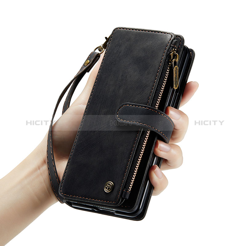 Funda de Cuero Cartera con Soporte Carcasa C05S para Samsung Galaxy Z Fold3 5G