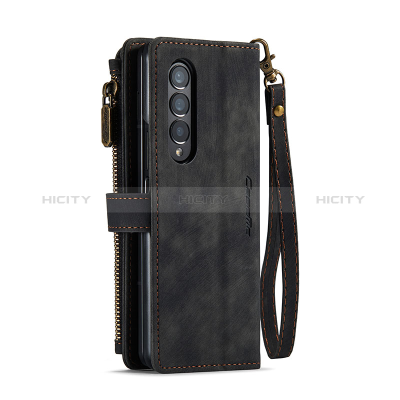 Funda de Cuero Cartera con Soporte Carcasa C05S para Samsung Galaxy Z Fold3 5G