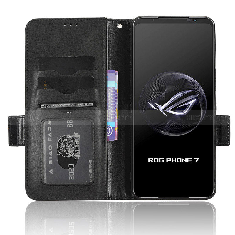 Funda de Cuero Cartera con Soporte Carcasa C05X para Asus ROG Phone 7