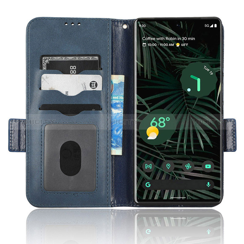 Funda de Cuero Cartera con Soporte Carcasa C05X para Google Pixel 6 Pro 5G