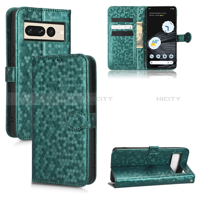 Funda de Cuero Cartera con Soporte Carcasa C05X para Google Pixel 7 Pro 5G