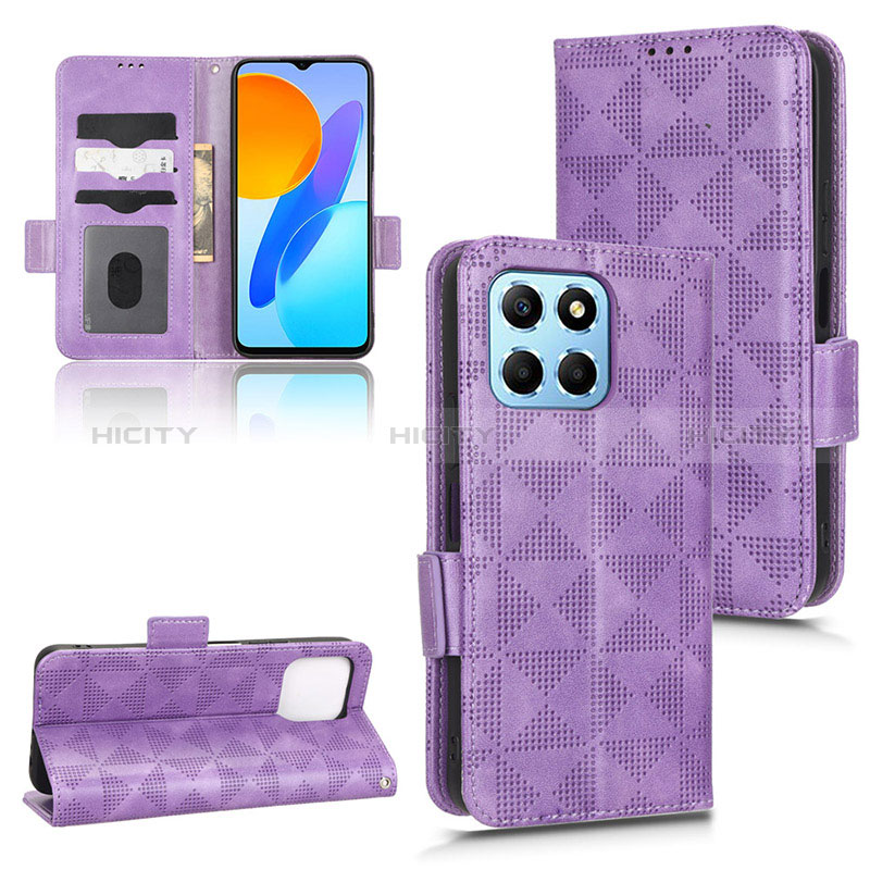 Funda de Cuero Cartera con Soporte Carcasa C05X para Huawei Honor X6