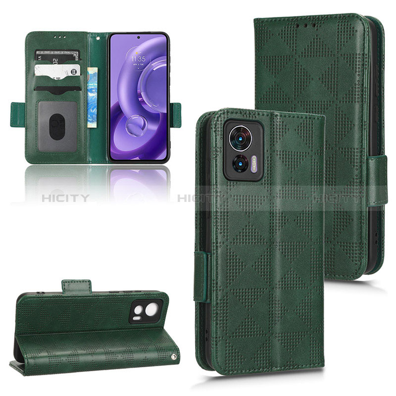 Funda de Cuero Cartera con Soporte Carcasa C05X para Motorola Moto Edge 30 Lite 5G