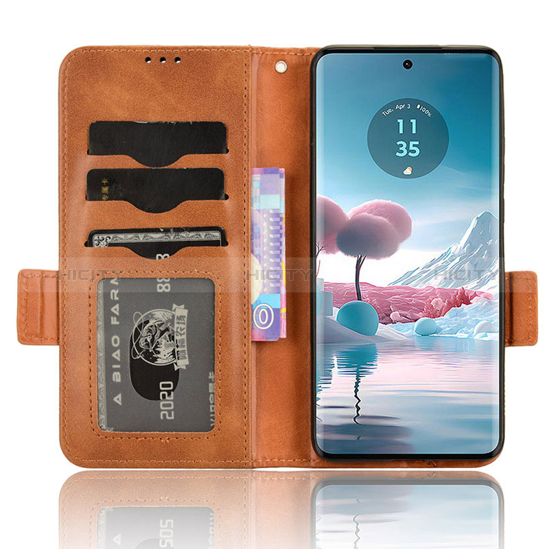 Funda de Cuero Cartera con Soporte Carcasa C05X para Motorola Moto Edge 40 Neo 5G