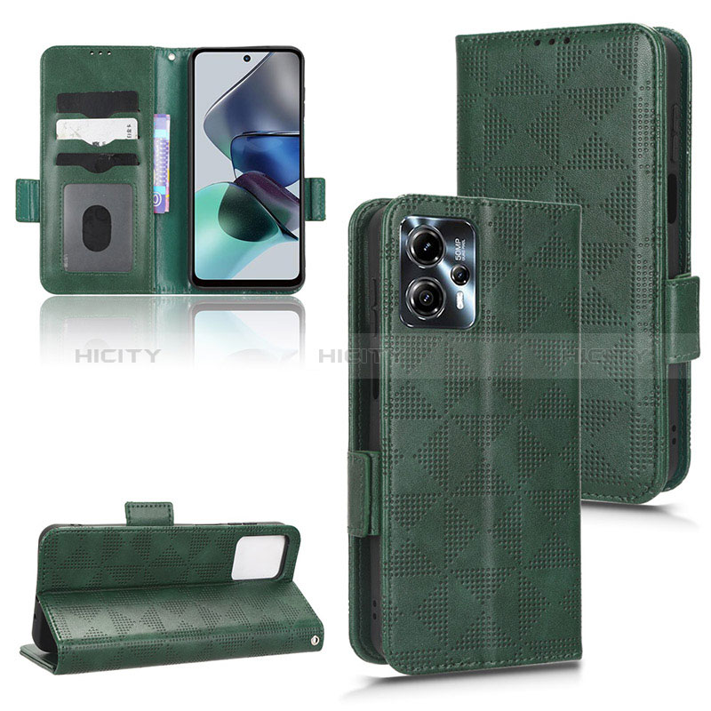 Funda de Cuero Cartera con Soporte Carcasa C05X para Motorola Moto G23