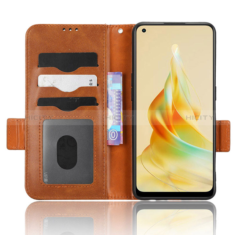 Funda de Cuero Cartera con Soporte Carcasa C05X para Oppo Reno8 T 4G