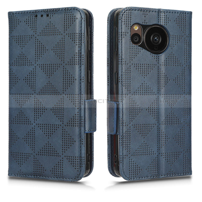 Funda de Cuero Cartera con Soporte Carcasa C05X para Sharp Aquos Sense7 Plus