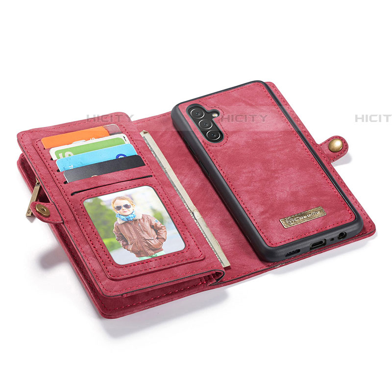 Funda de Cuero Cartera con Soporte Carcasa C06S para Samsung Galaxy A04s